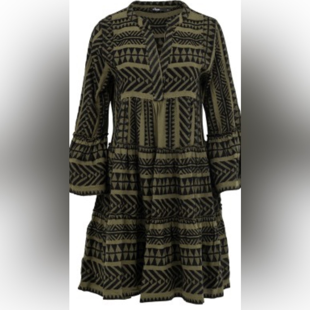 Devotion tiered bohemian dress. All cotton